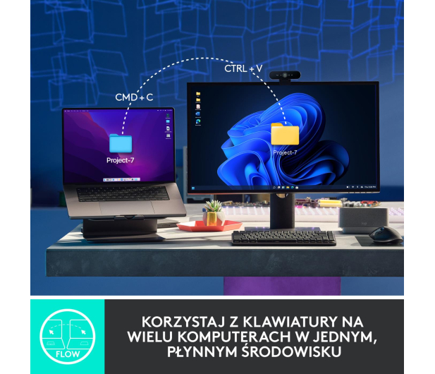 LOGITECH MX MECHANICAL KEYBOARD US INTL KLAWIATURA COMPACT - 1044981 - zdjęcie 11